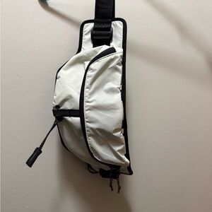 Janji Black and White Men's Belt Bag